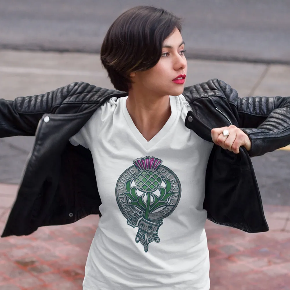 2020 MUSIC PILGRIMAGE LADIES V-NECK T-SHIRT
