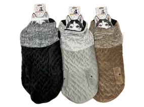 70cm Quilted Dog Jacket Coat Warm Winter Pet Clothes Vest Padded Windbreaker