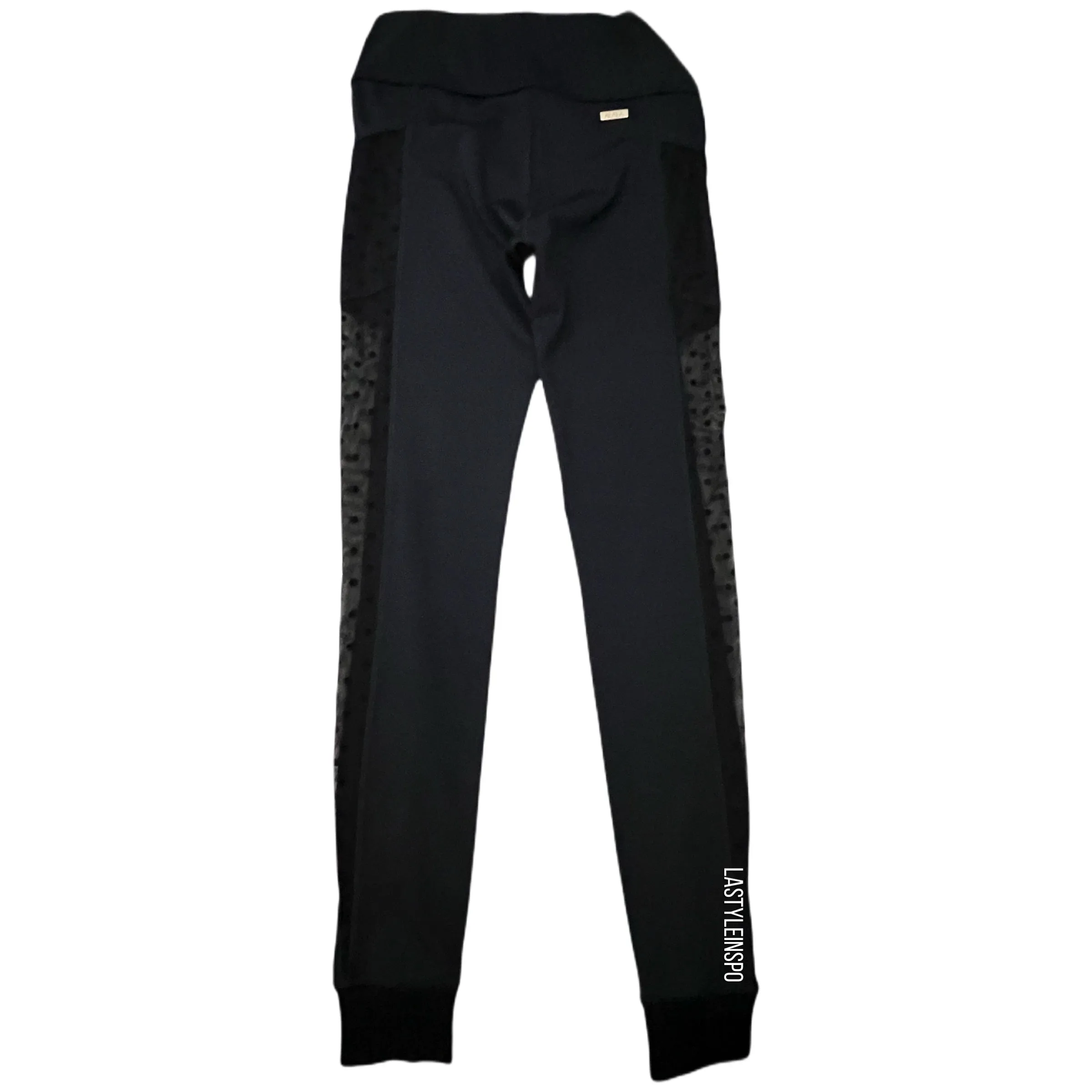 Alala Sporty Leggings Side Mesh Dotted Black Size XS