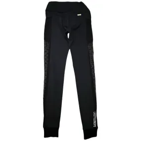 Alala Sporty Leggings Side Mesh Dotted Black Size XS