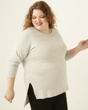Angela Tunic Top | Light Grey