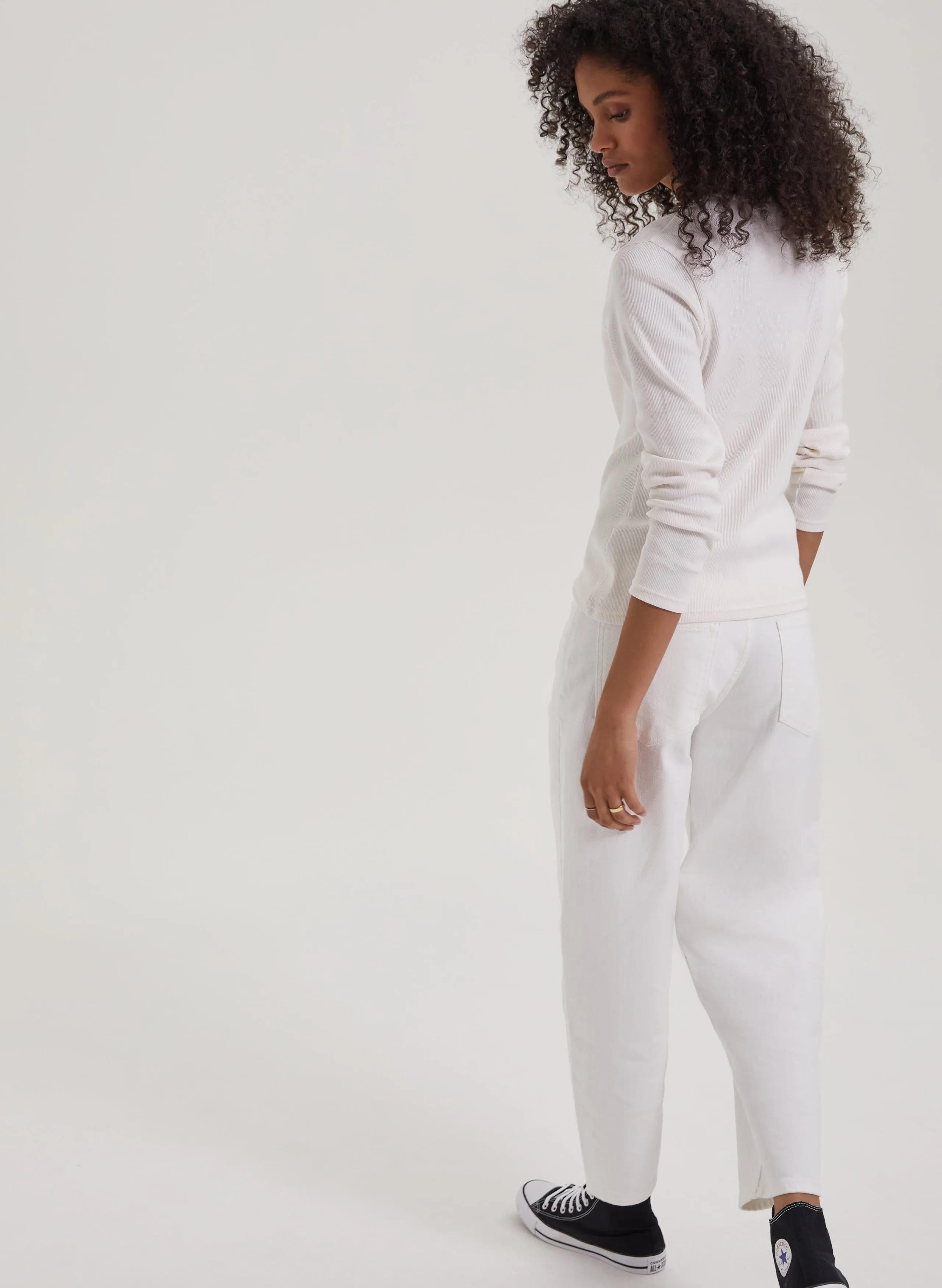 Baukjen Organic Barrel Leg Jeans