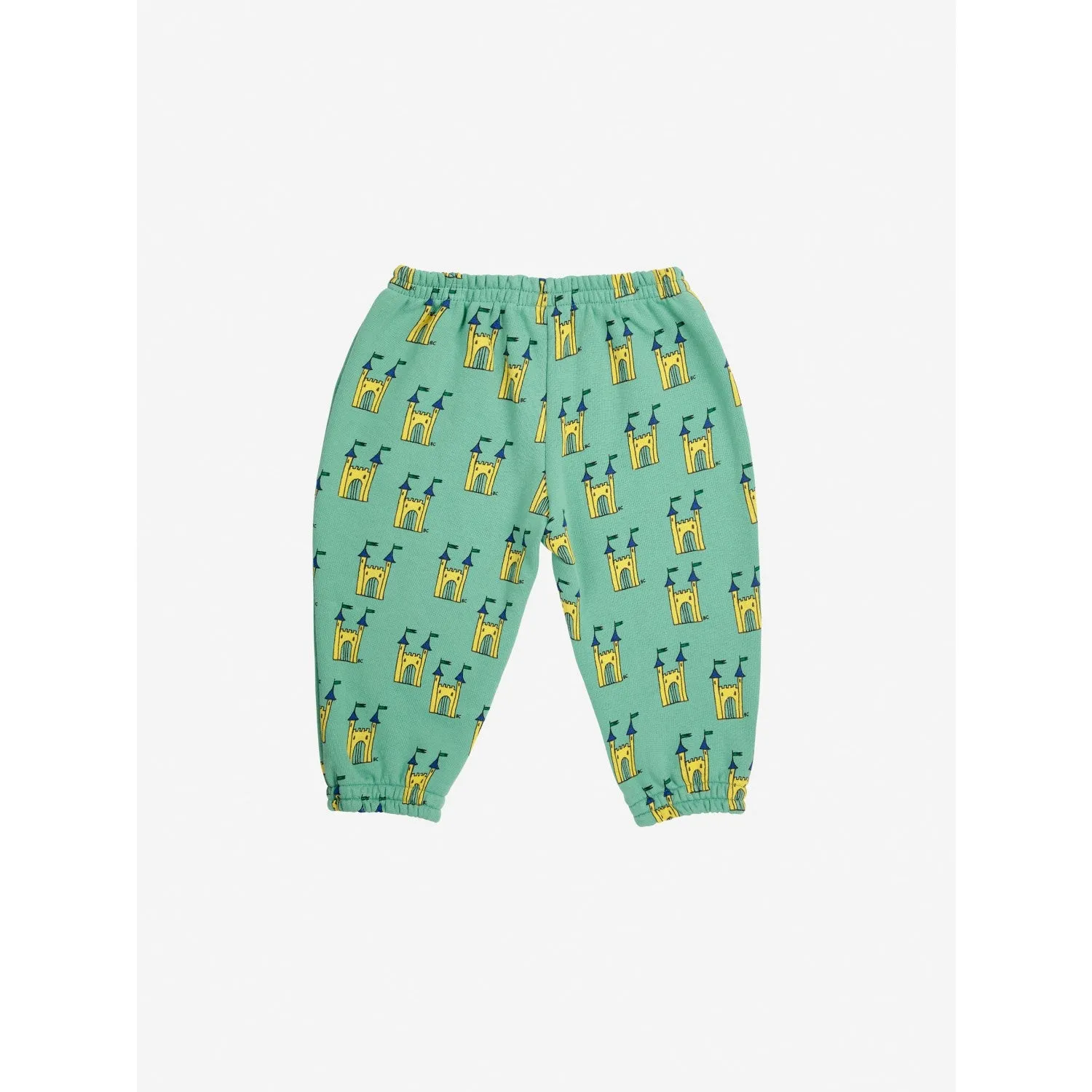 Bobo Choses Green Faraway Castle All Over JAndging Pants