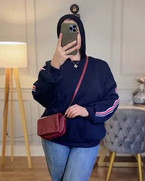 Bold Striped Sweatshirt