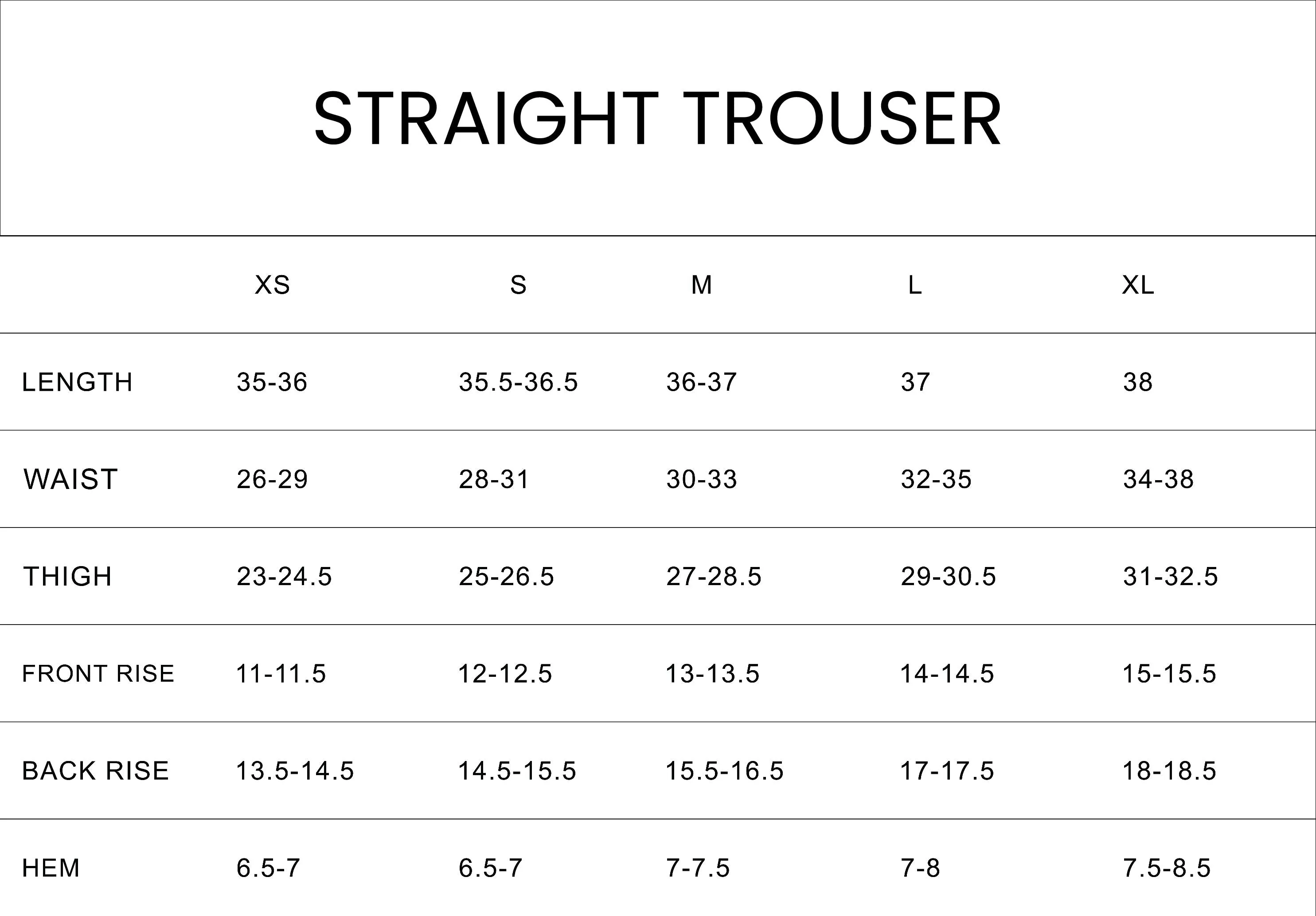 boot-cut trouser