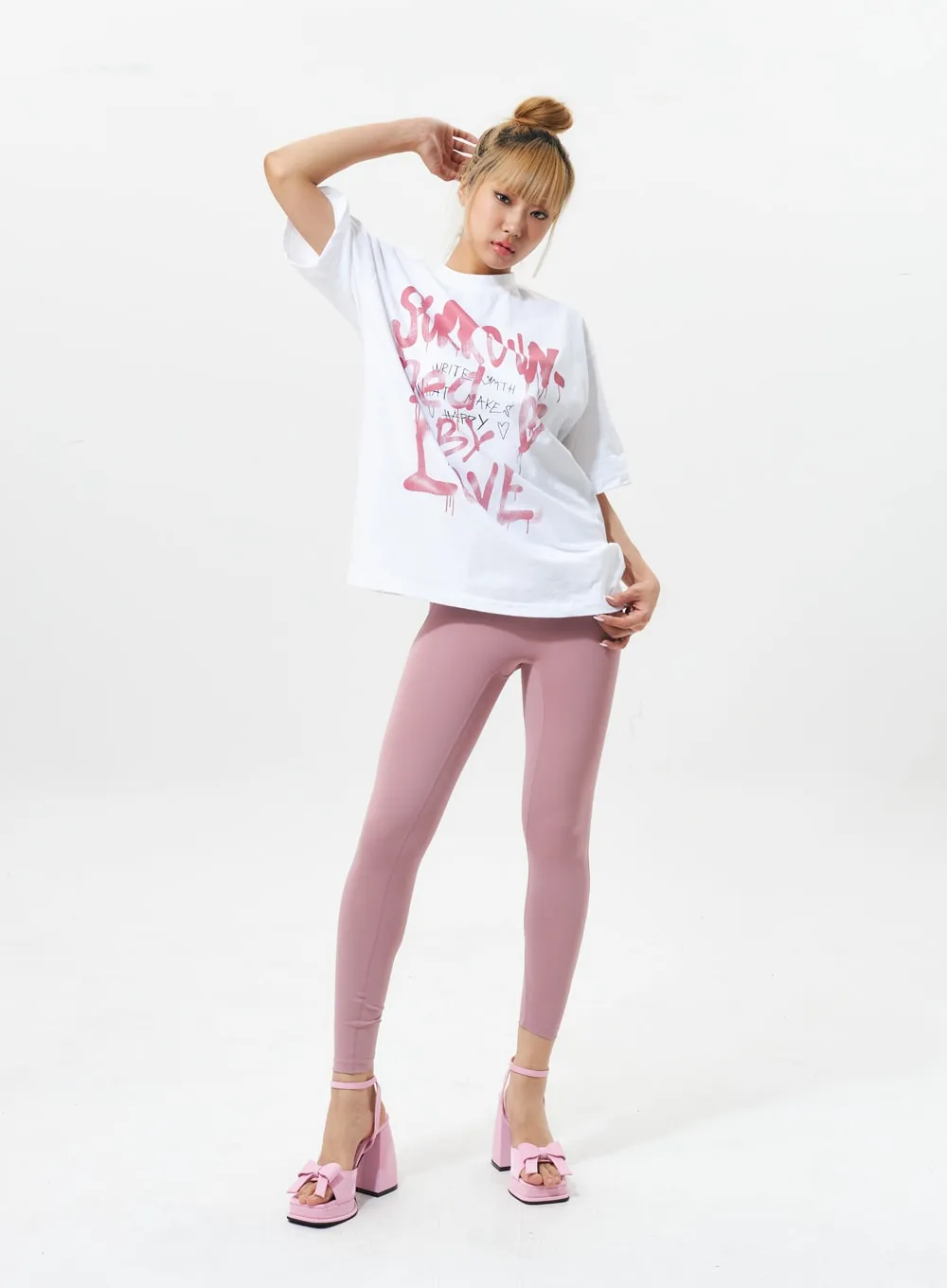 Color Ankle Leggings IL318