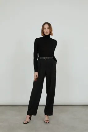 Constance trousers | Black - Virgin wool