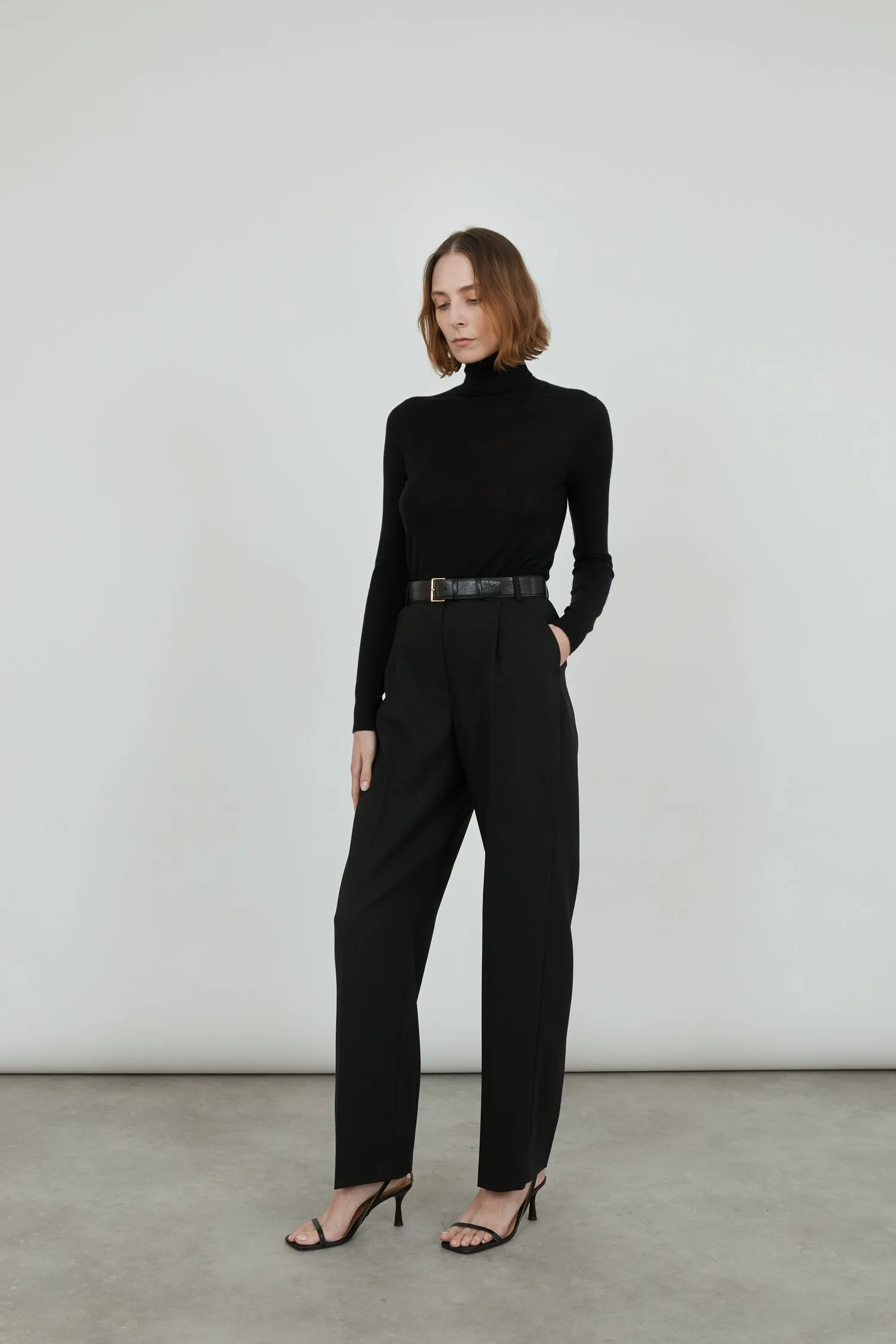 Constance trousers | Black - Virgin wool