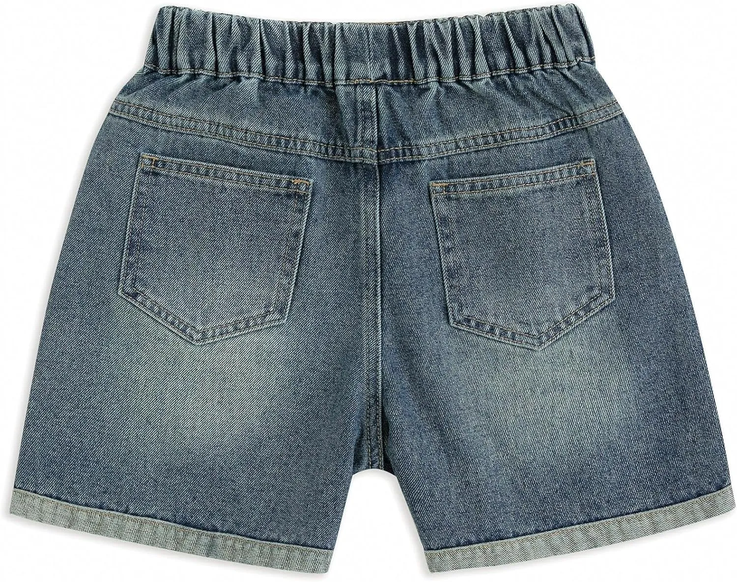 Curipeer Girls Embroidered Star Printed High Waistband Jeans with Pockets 5-14T