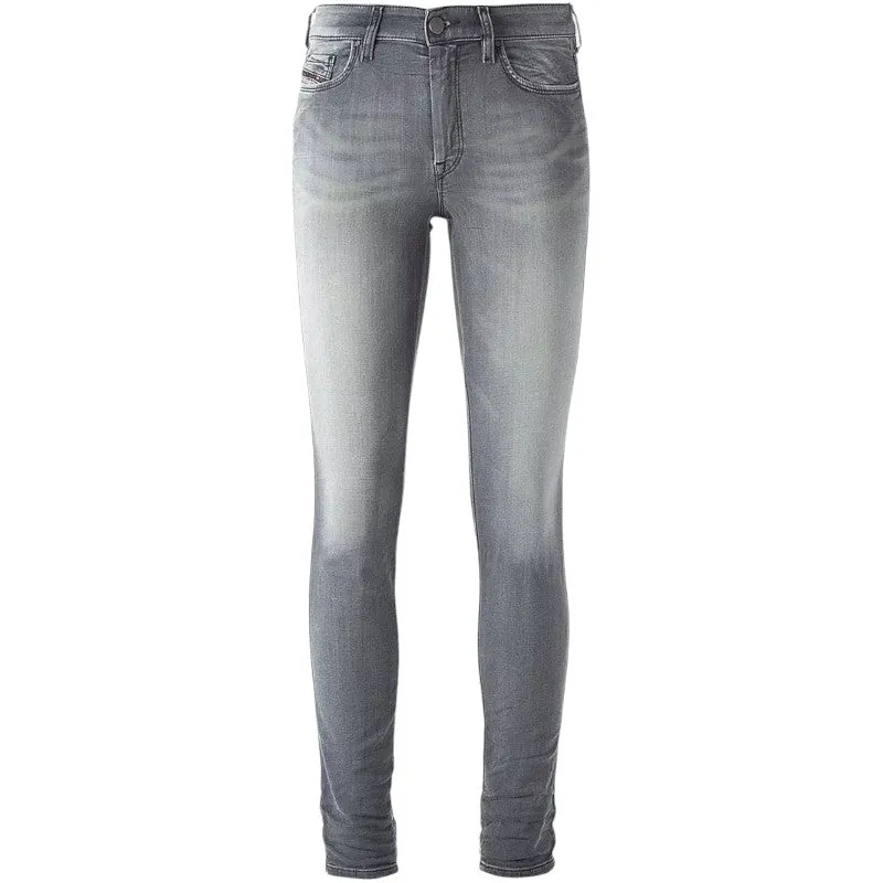 DIESEL DORIS NE 0830Q Womens Denim Jeans Slim Fit Skinny Denim Jogg Sweatpants
