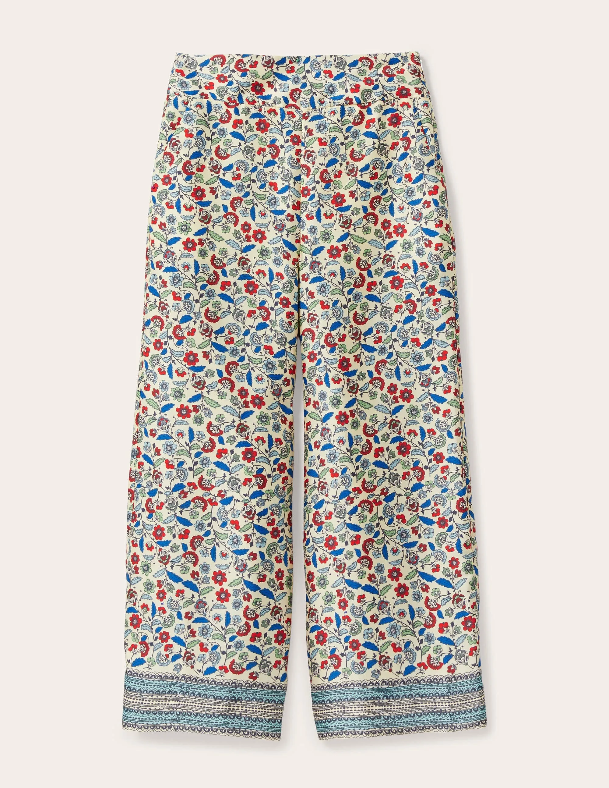 Elizabeth Trousers-Ivory, Trailing Posy
