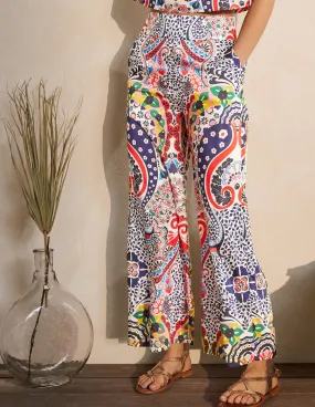Elizabeth Trousers-Mariner Blue, Kaleidoscope