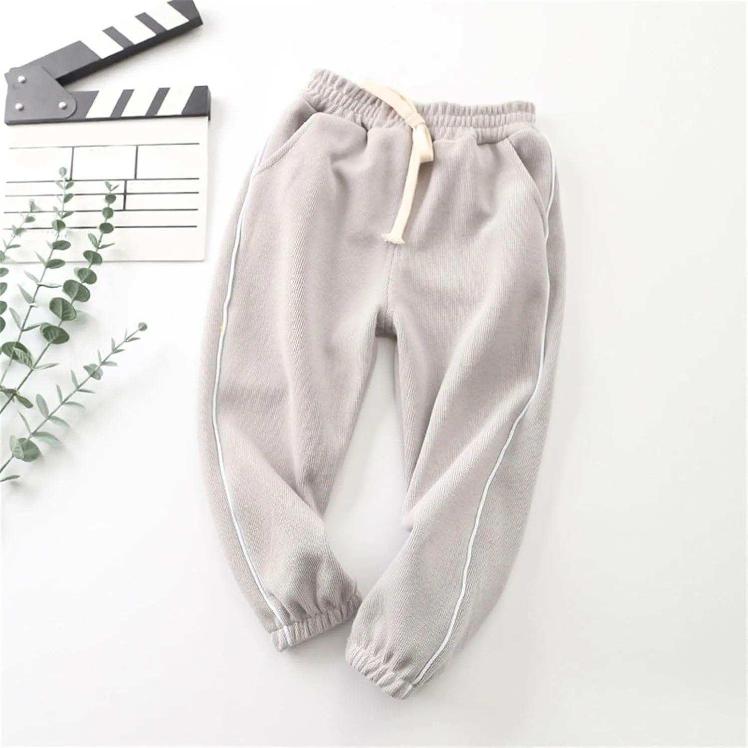 Girls Sweatpants Cinch Bottom Cotton Comfort Joggers Pants Unisex Boy Drawstring Elastic Waist Sporty Preppy Outfits