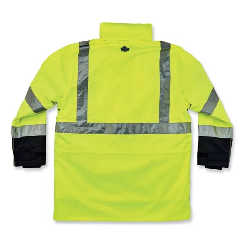 Glowear 8388 Class 3/2 Hi-vis Thermal Jacket Kit, 3x-large, Lime, Ships In 1-3 Business Days