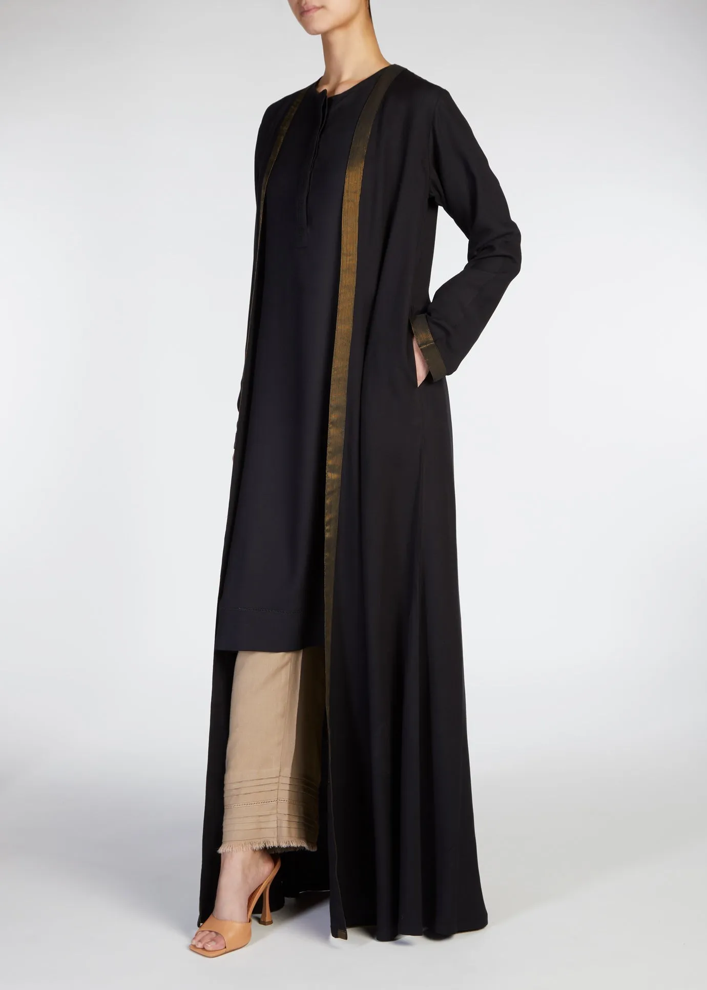 Golden Oud Kimono Black