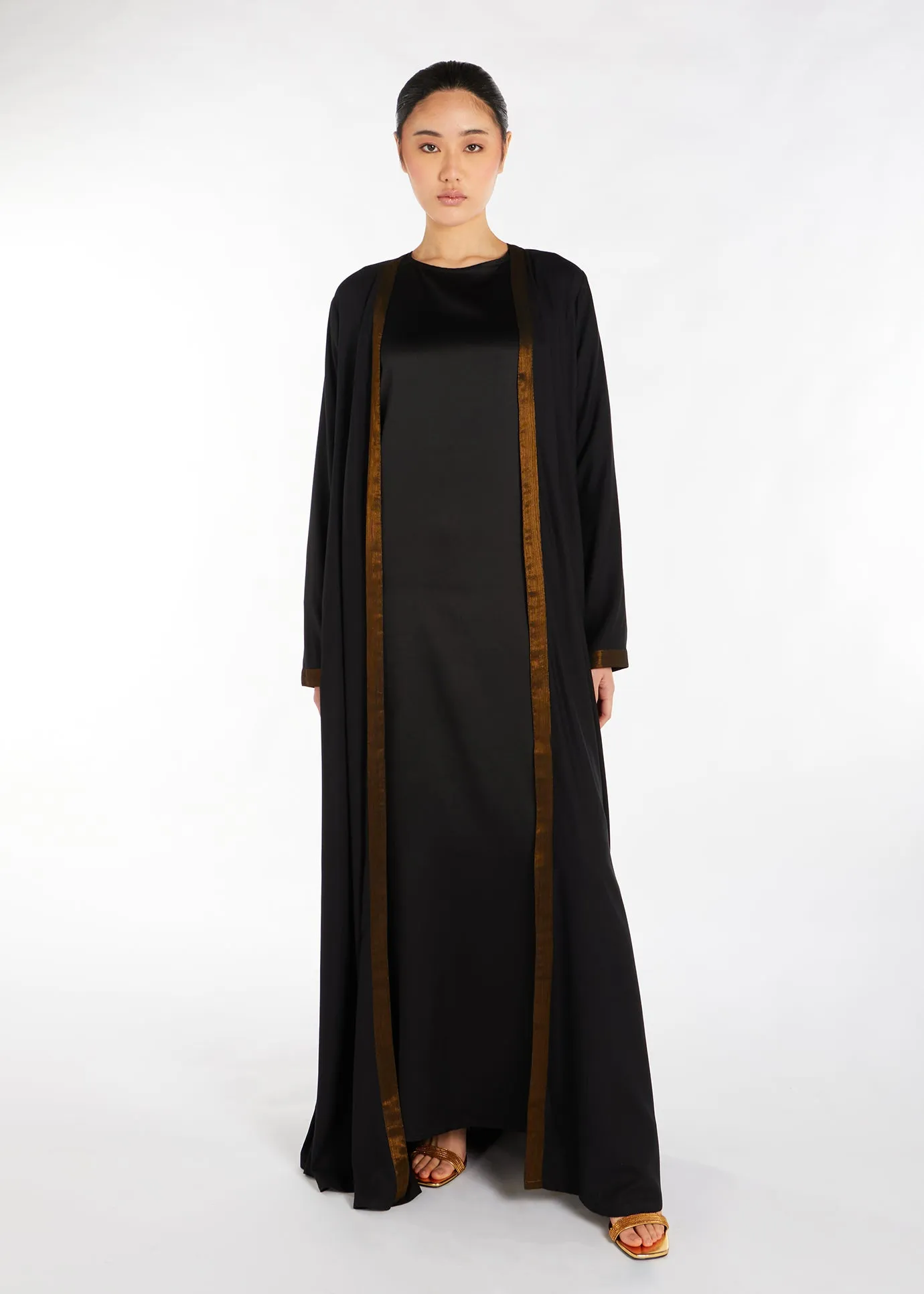 Golden Oud Kimono Black
