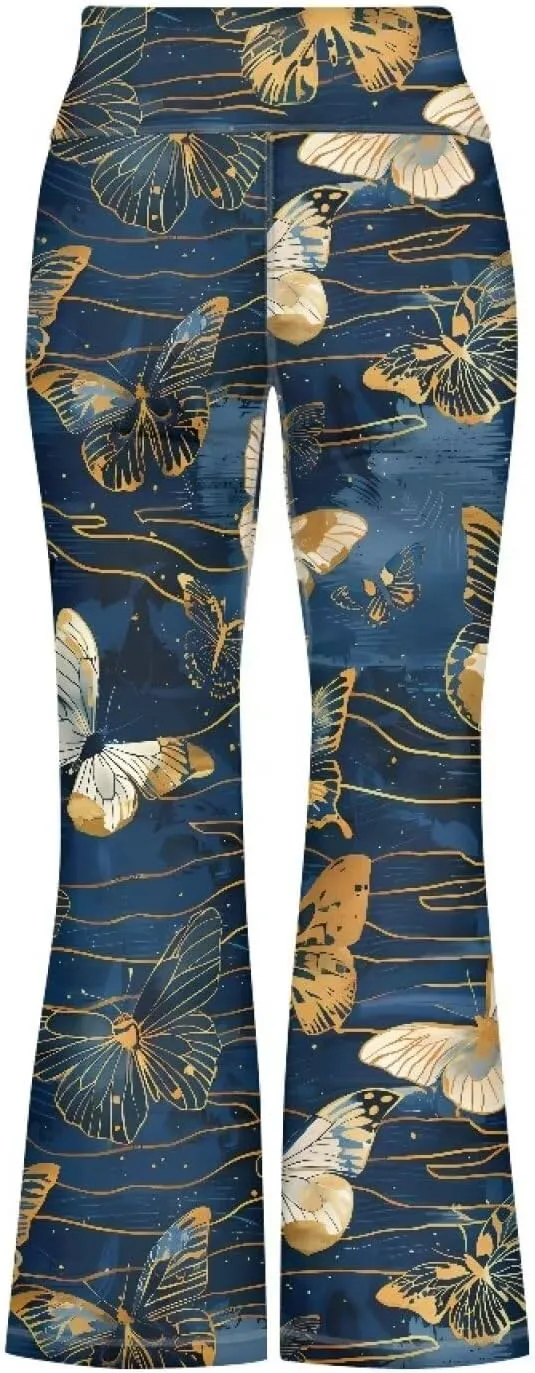 High Waist Yoga Pants Casual Long Flared Leggings Tight Sweatpants for 5-14 Girls