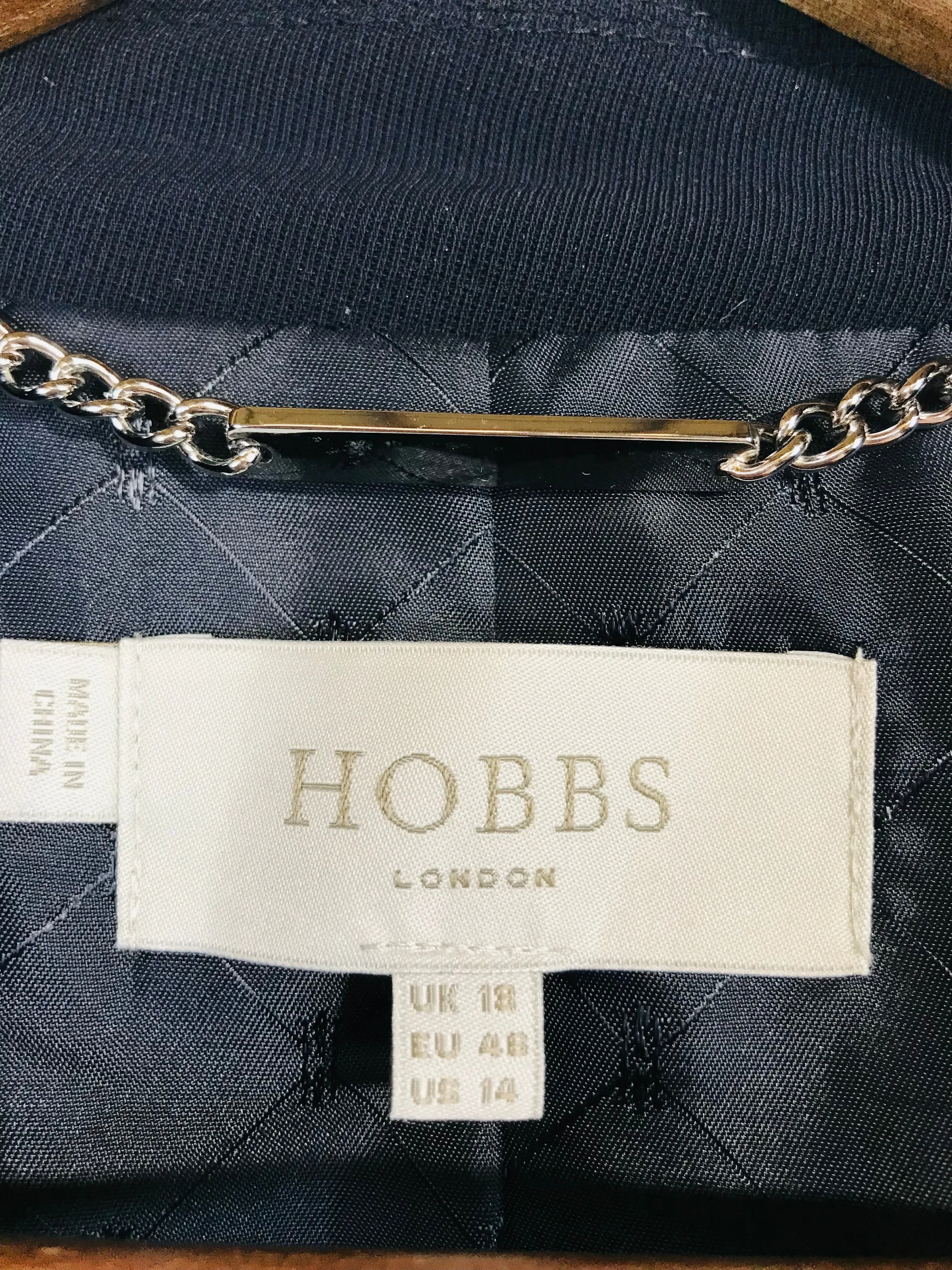 Hobbs Women's Smart Blazer Jacket | UK18 | Blue