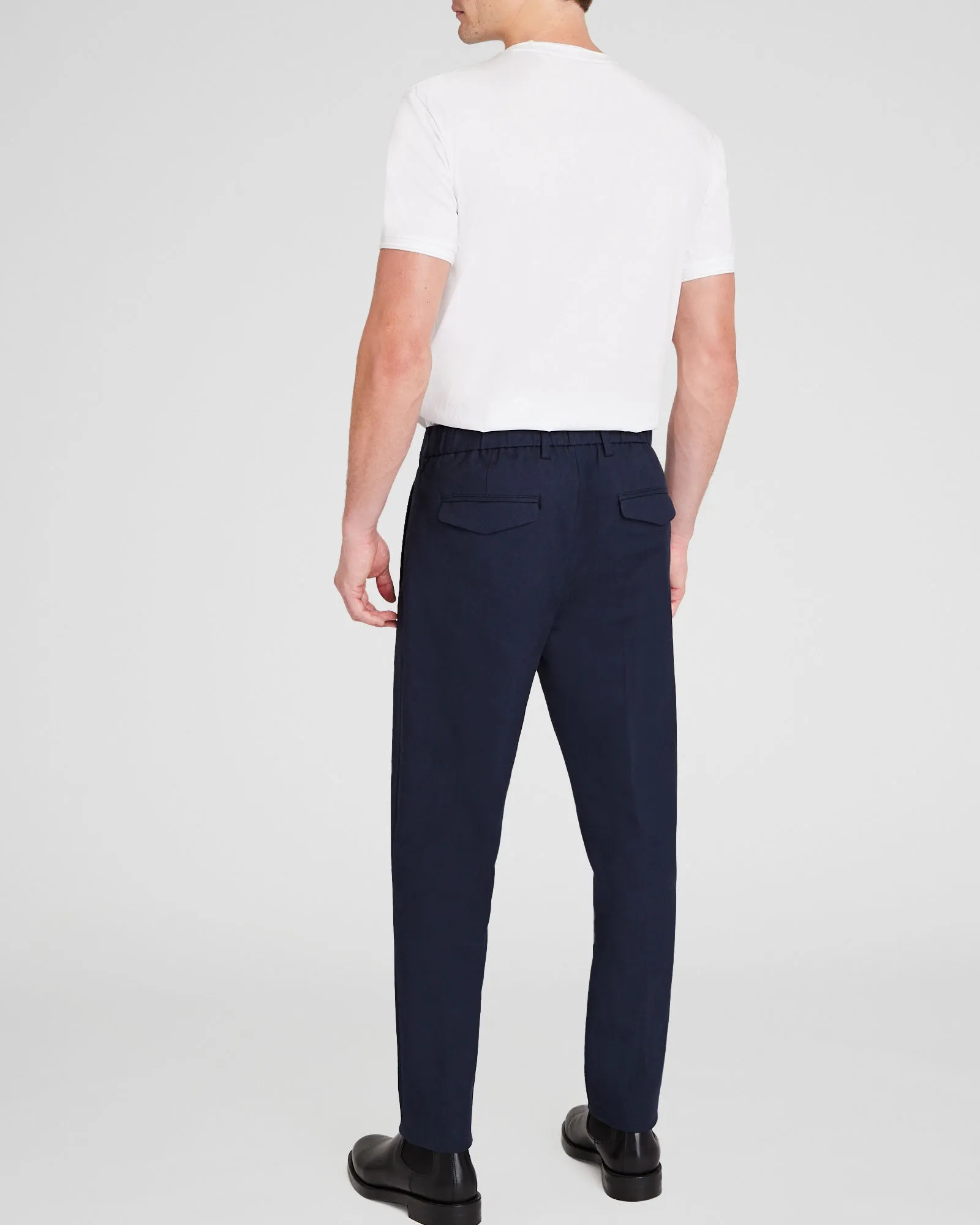 Hybrid Texture Elasticated Trouser