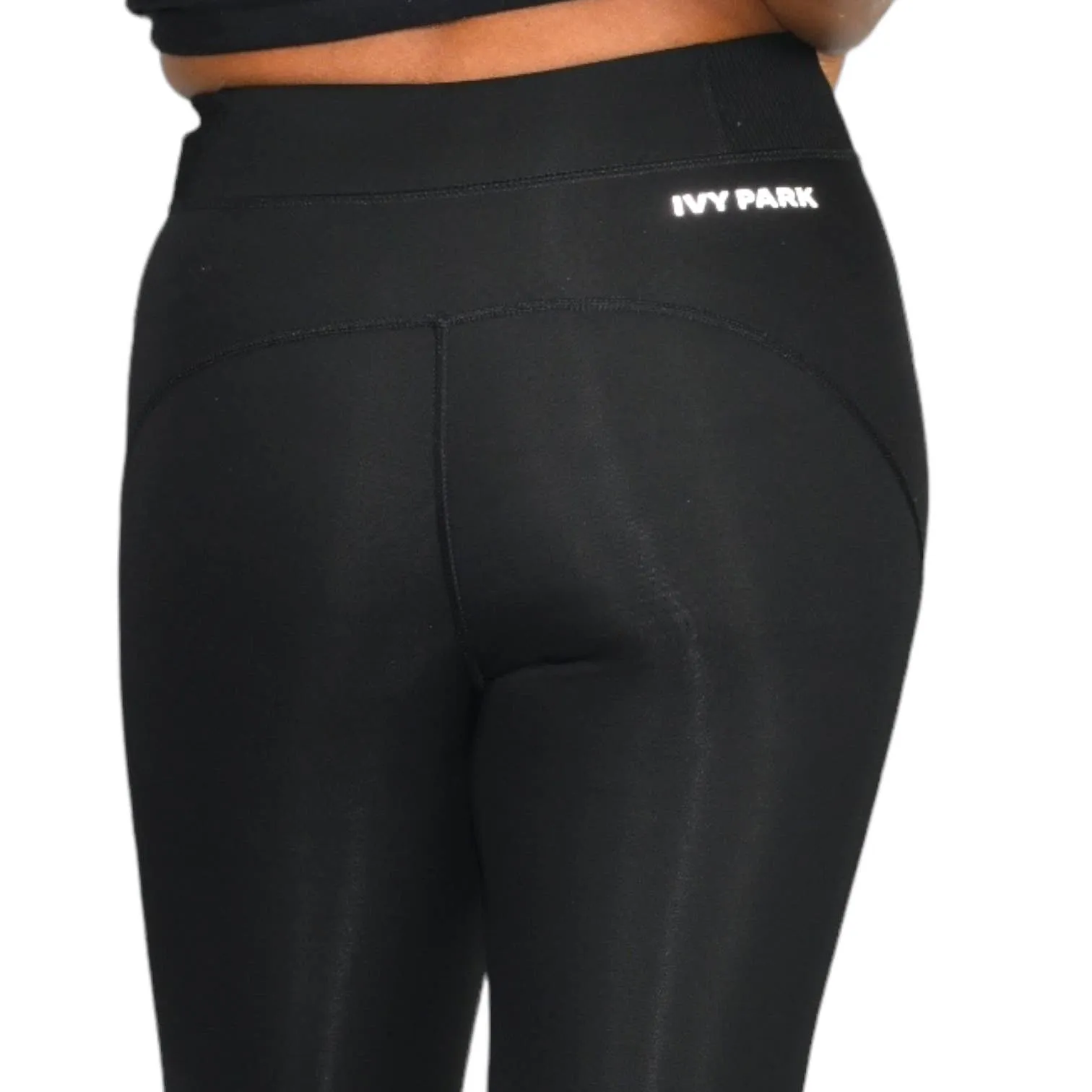 Ivy Park Capri Legging High Waist Black Sculptured Beyonce Activewear Size Small
