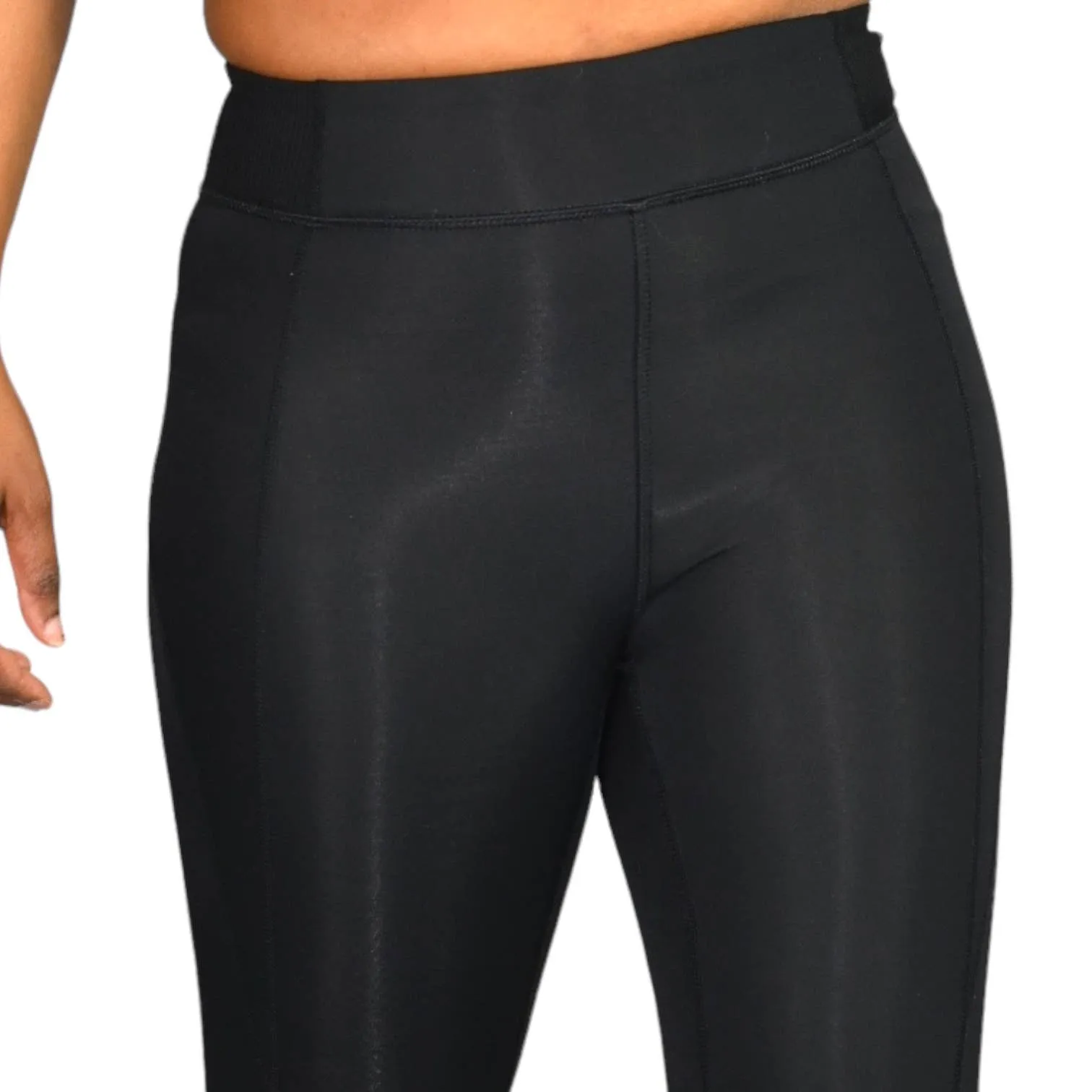 Ivy Park Capri Legging High Waist Black Sculptured Beyonce Activewear Size Small