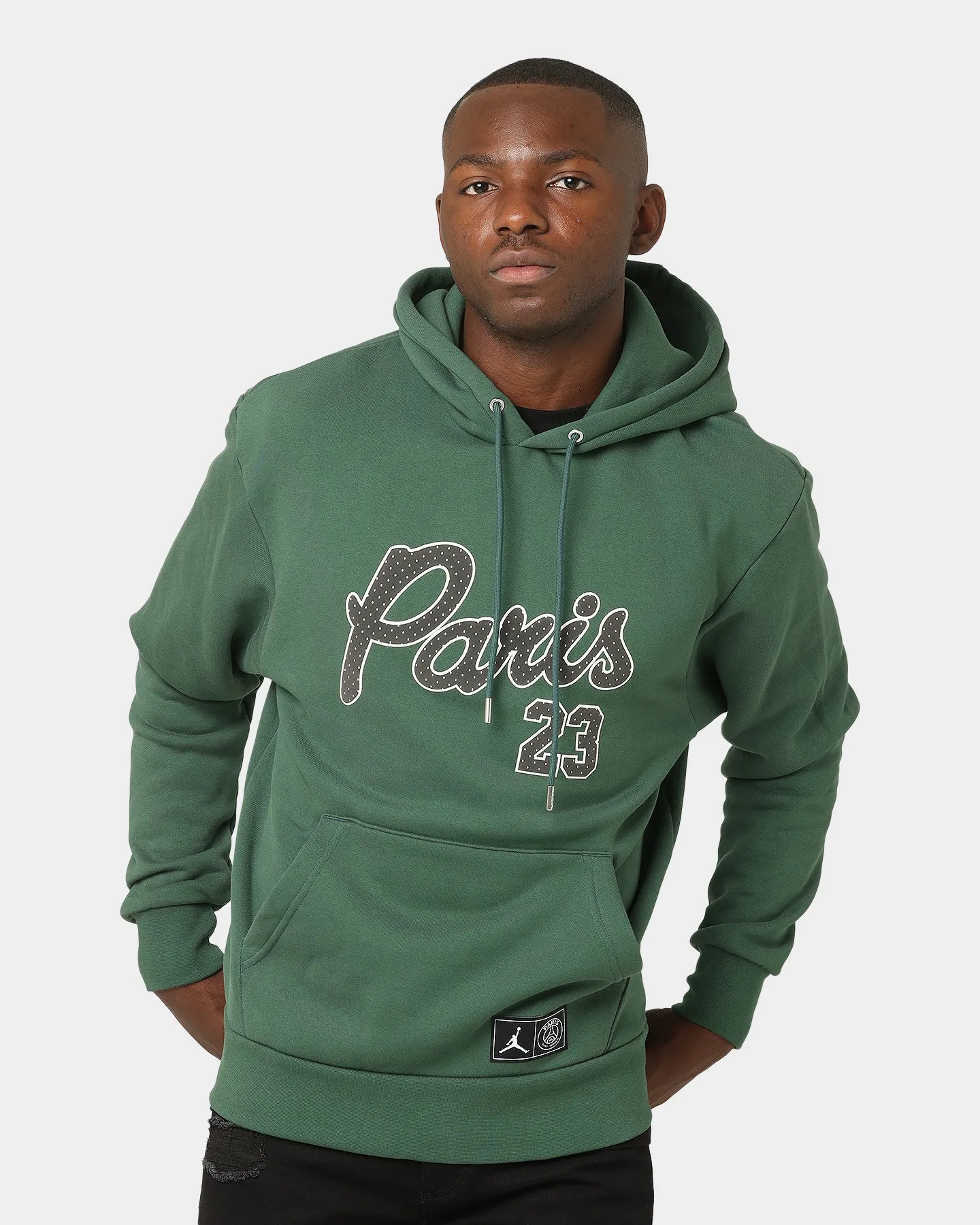 Jordan Paris Saint-Germain Statement Fleece Pullover Hoodie Noble Green