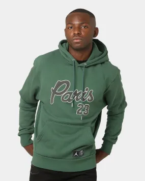 Jordan Paris Saint-Germain Statement Fleece Pullover Hoodie Noble Green