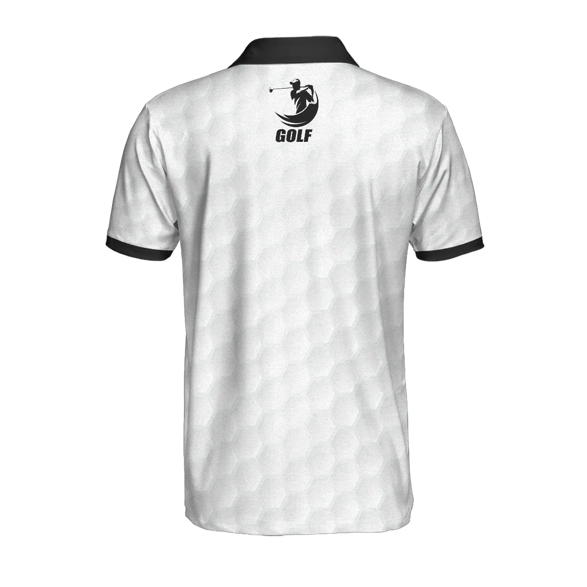 Just A Guy Who Loves Golf Polo Shirt, Black And White Golfing Shirt For Male, Basic Golf Shirt Design Coolspod