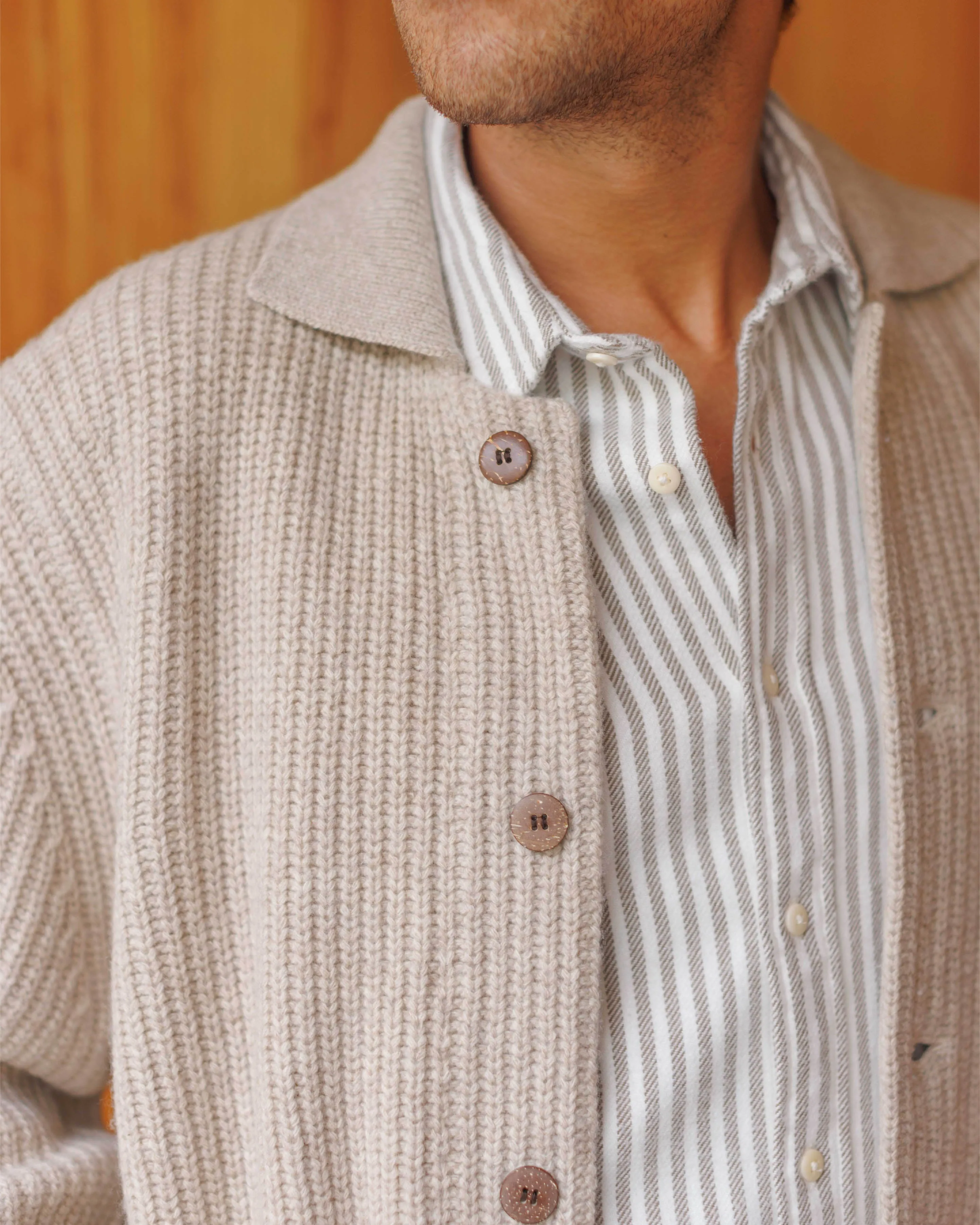 Knit Kite Jacket / Bone