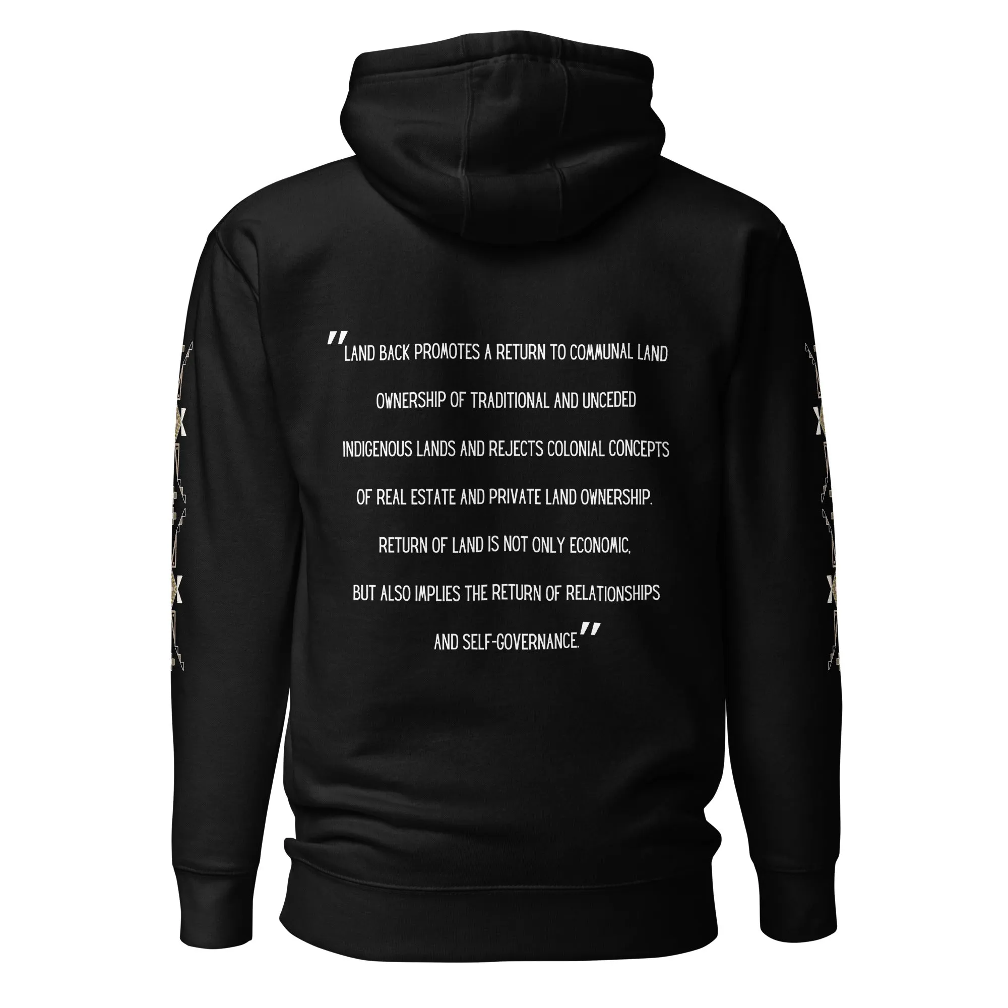LAND BACK STATEMENT Hoodie