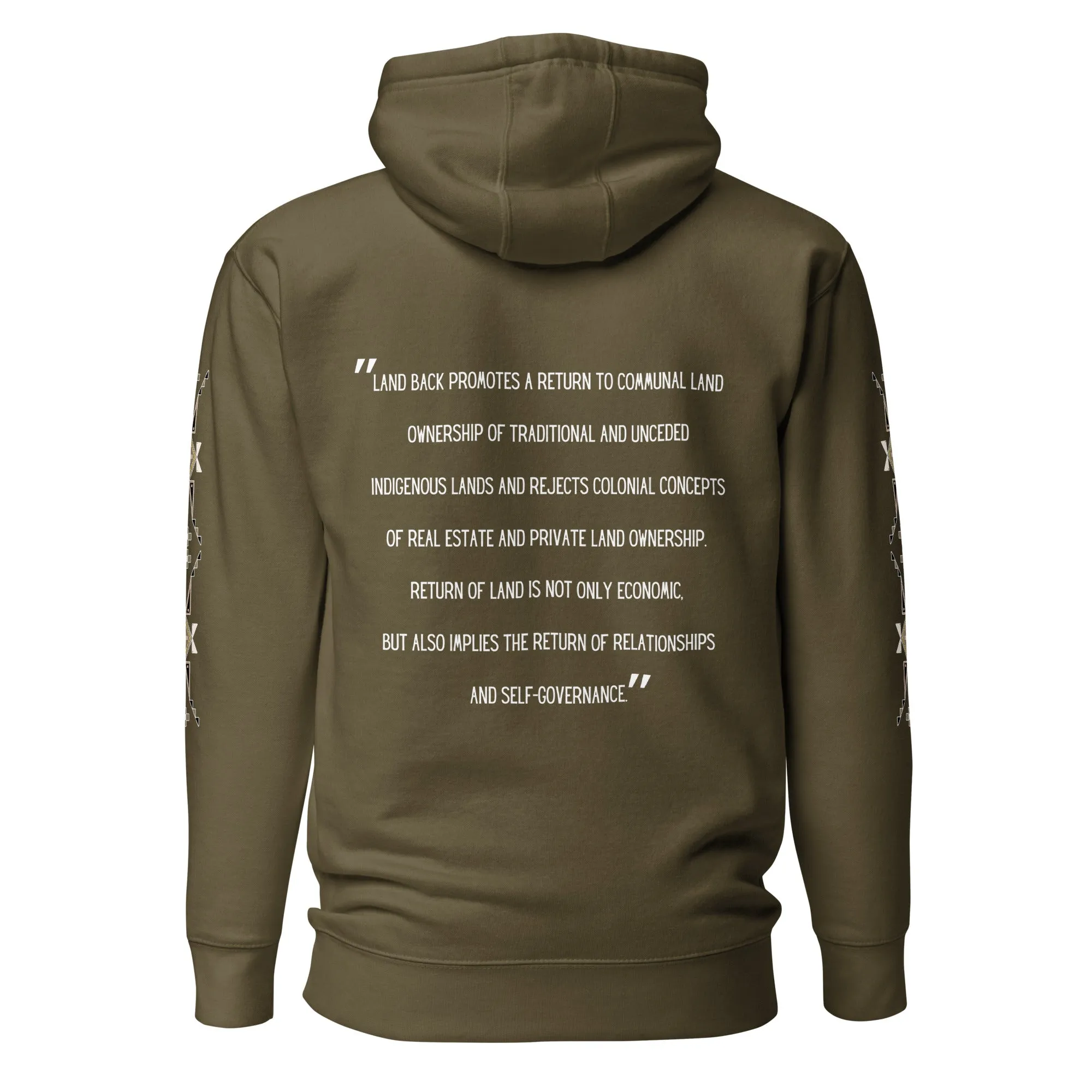 LAND BACK STATEMENT Hoodie