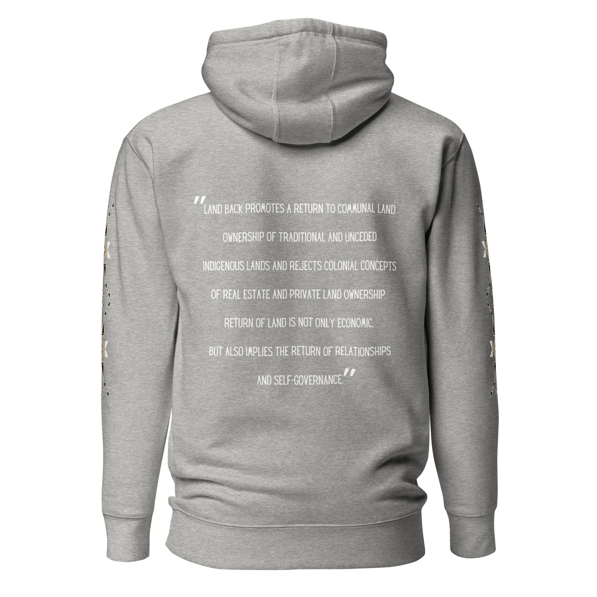LAND BACK STATEMENT Hoodie