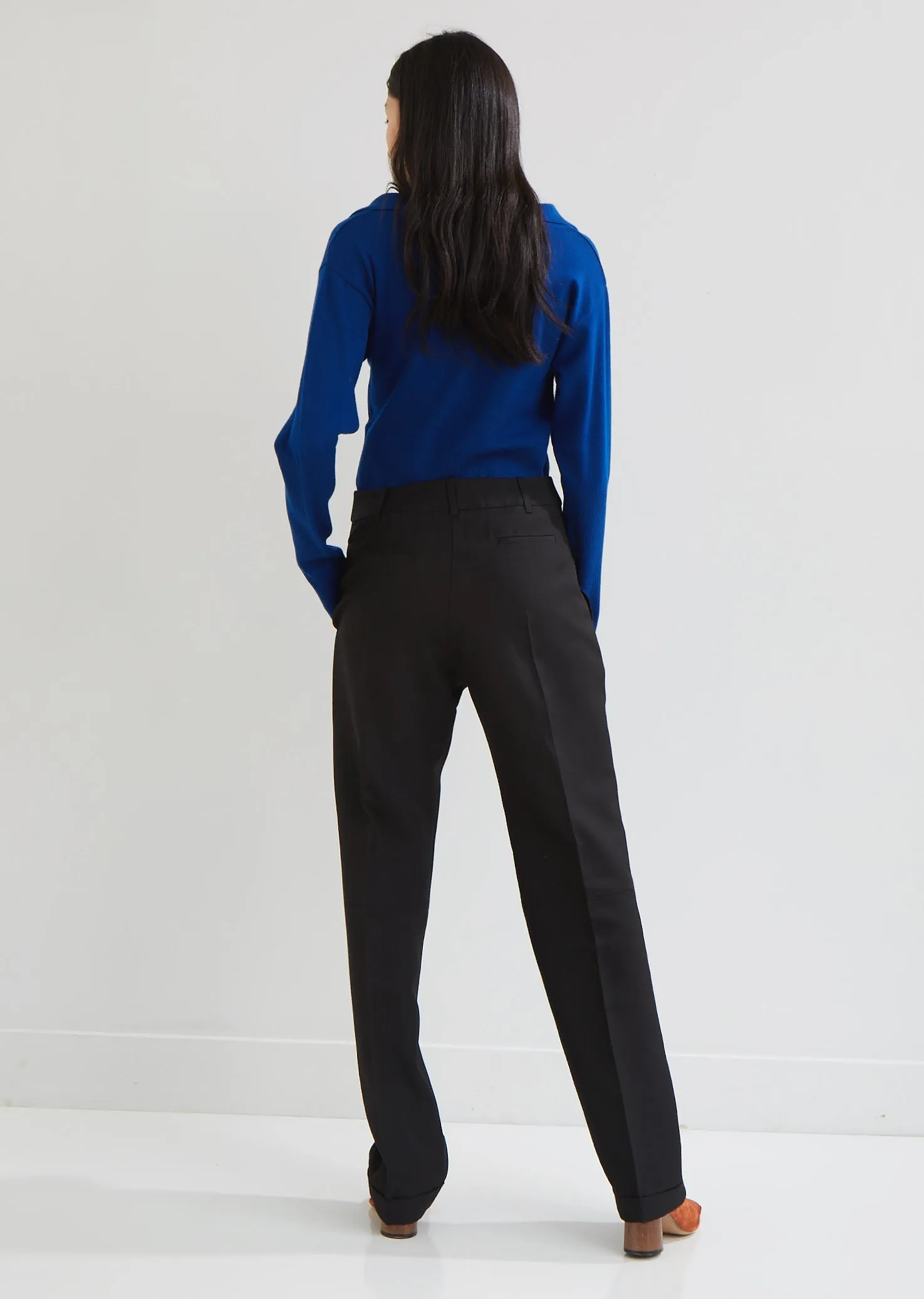 Le Pantalon Carina Wool Crepe Trousers