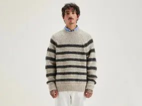 Lidon crew-neck sweater (242 / M / STRIPE A)