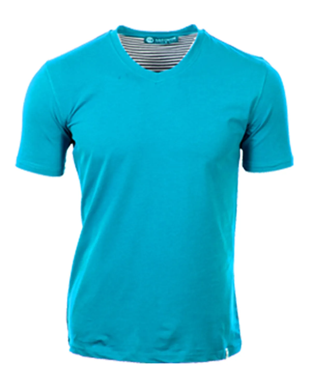Luxury V Neck Tee - Turquoise