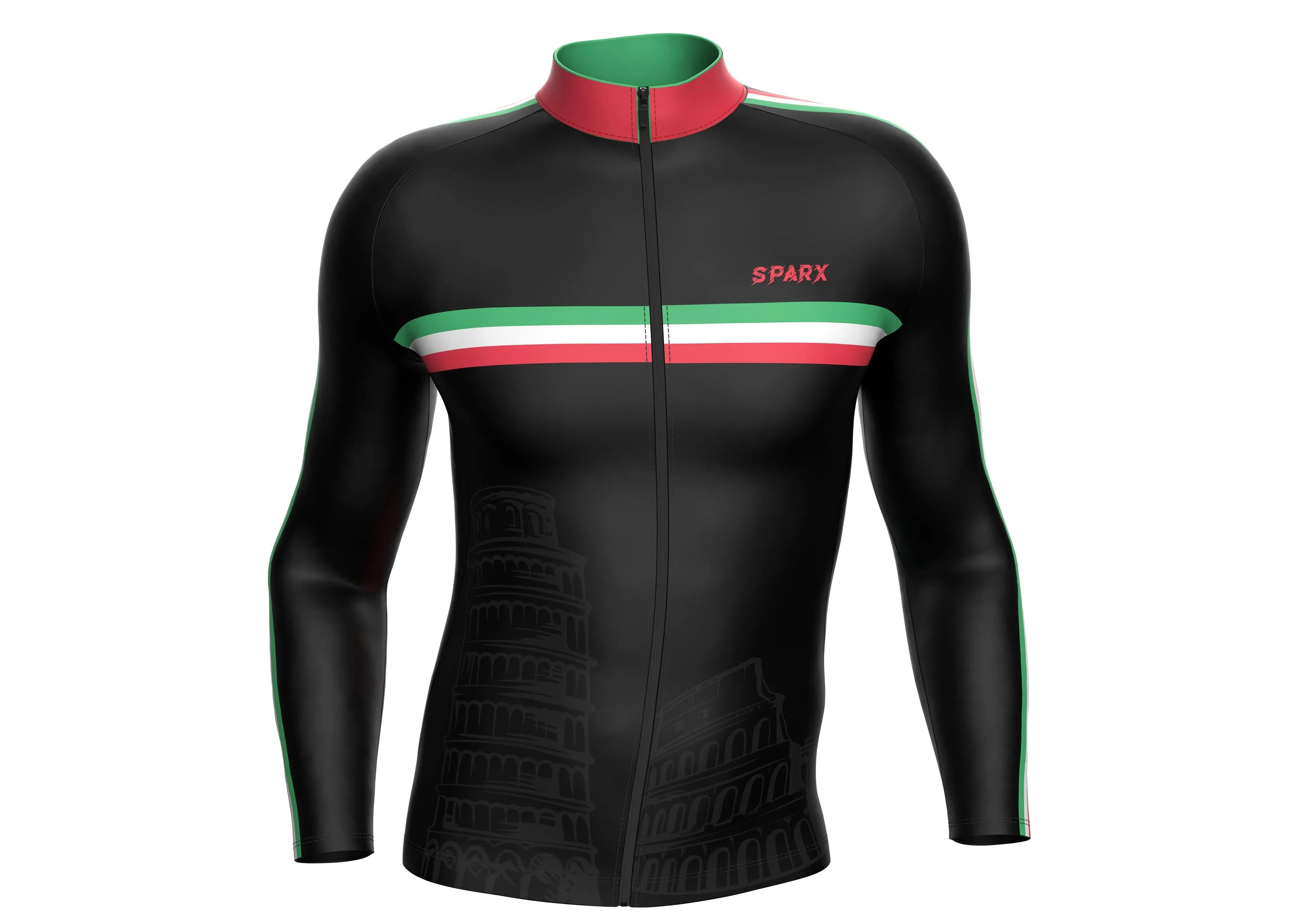 Men Italia Cycling Thermal Jersey
