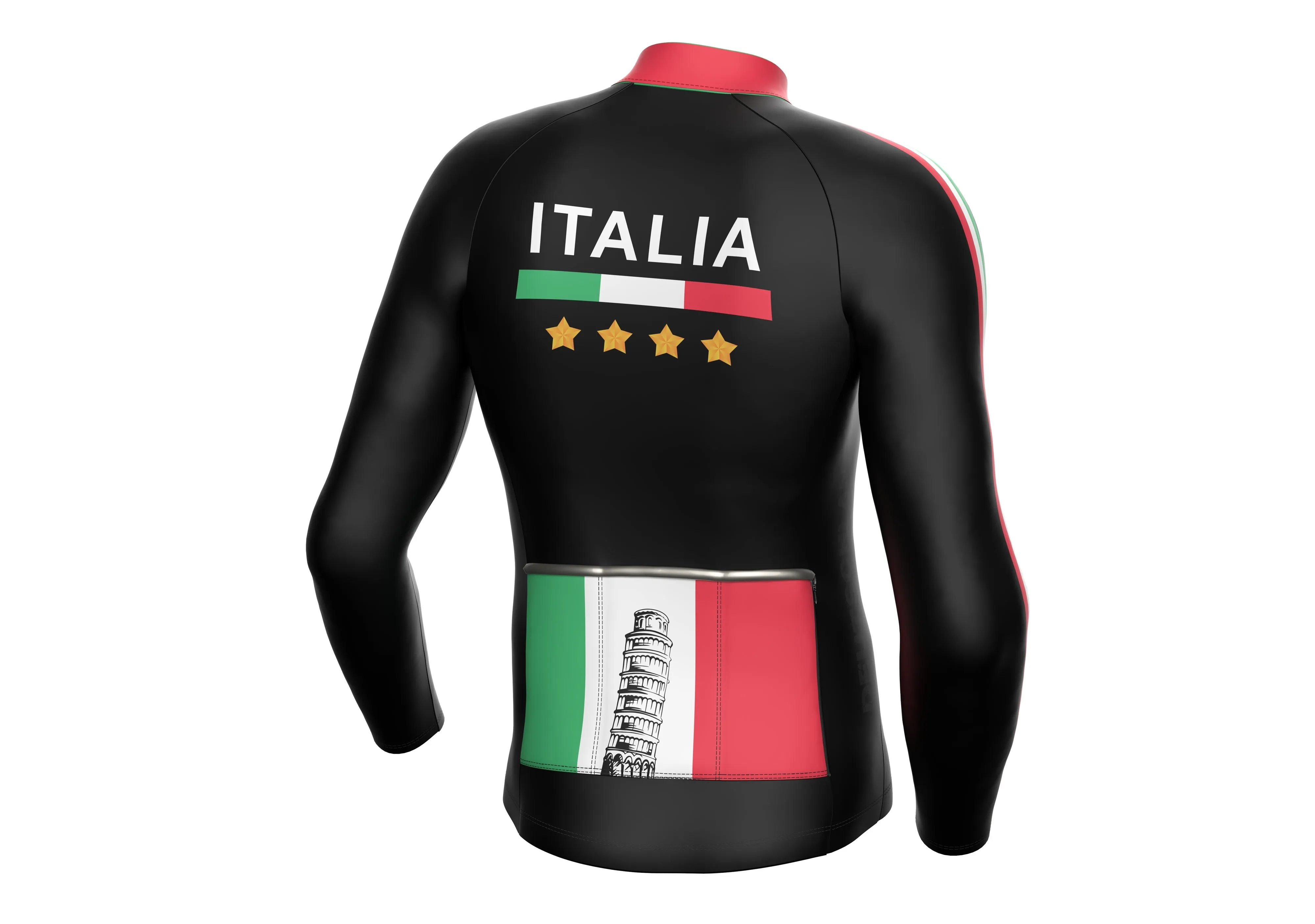 Men Italia Cycling Thermal Jersey