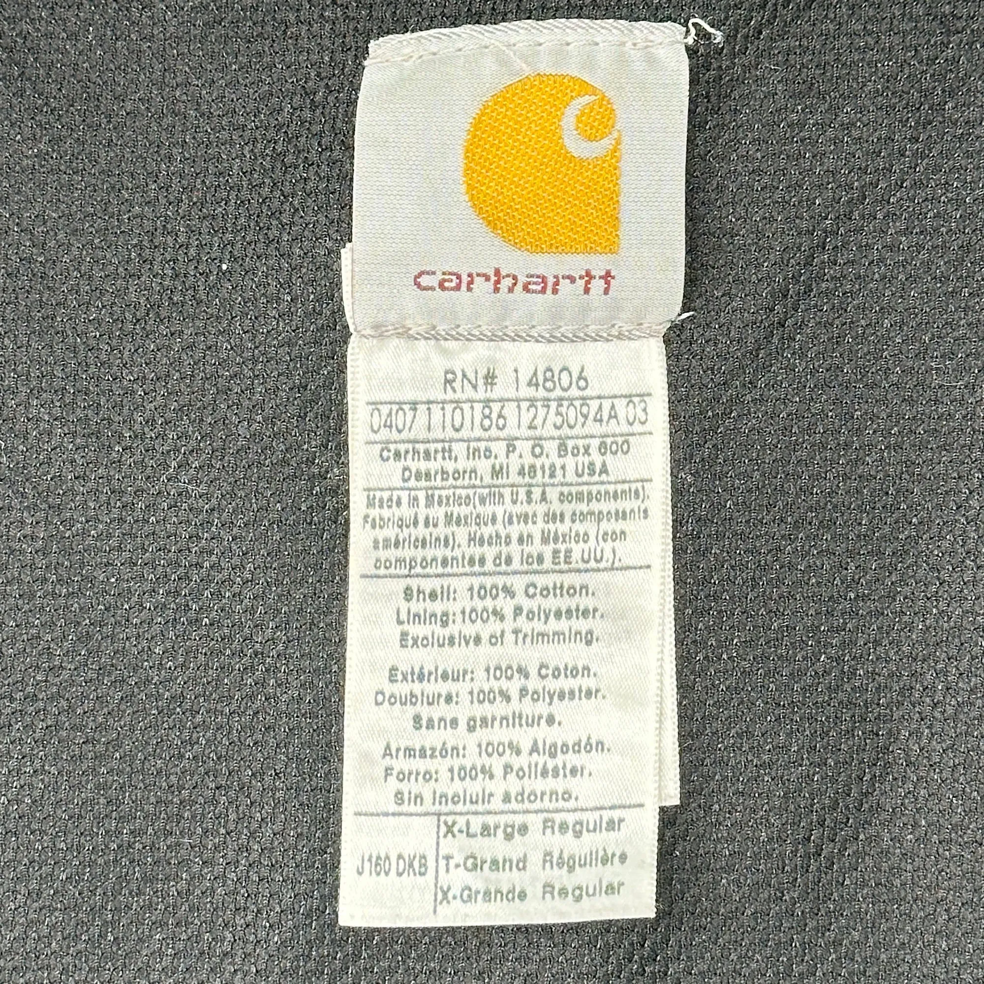 Men's Carhartt J160 DKB - Thermal Lined Active Jacket - XL