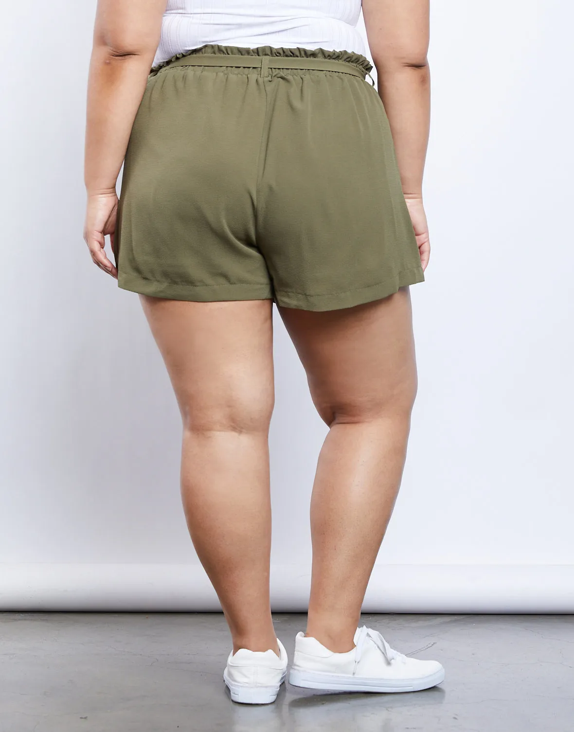 Plus Size Charlotte Tie Shorts
