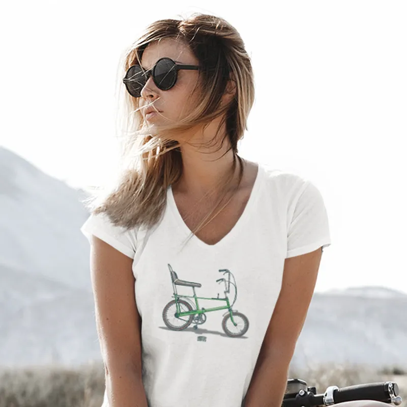 RALEIGH CHOPPER LADIES V-NECK T-SHIRT