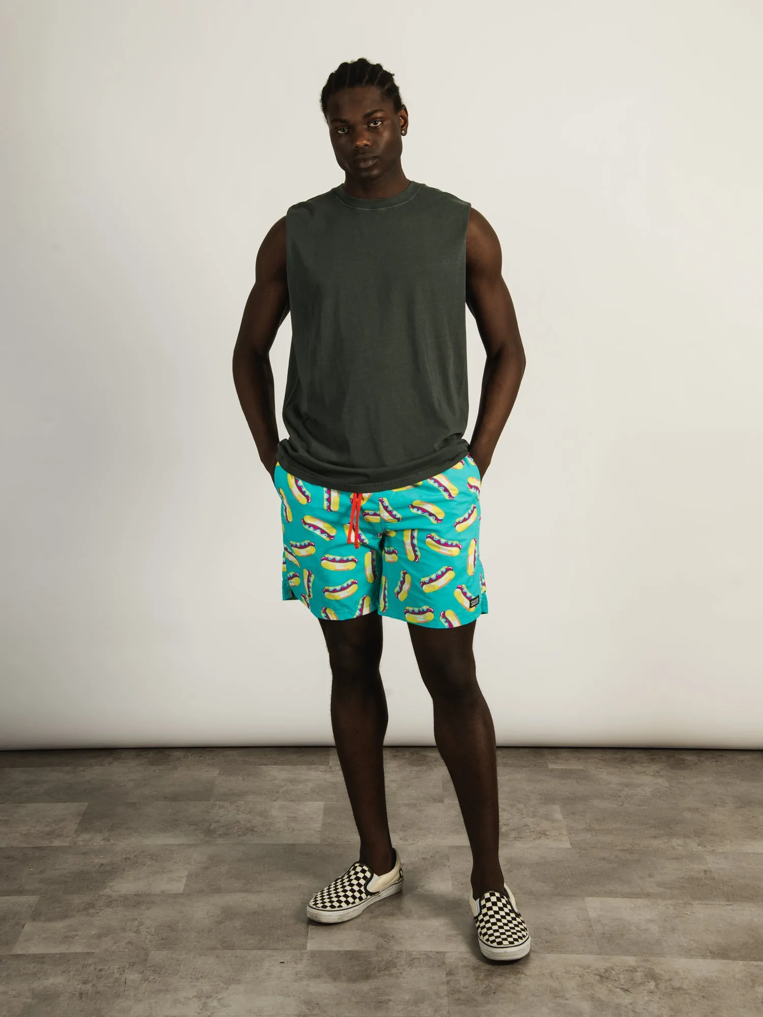 SAXX GO COASTAL 2in1 VOLLEY SHORT - CLEARANCE