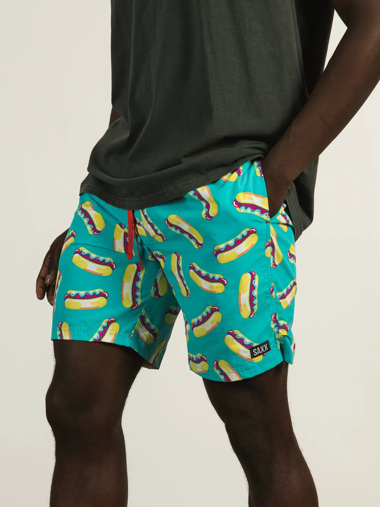 SAXX GO COASTAL 2in1 VOLLEY SHORT - CLEARANCE