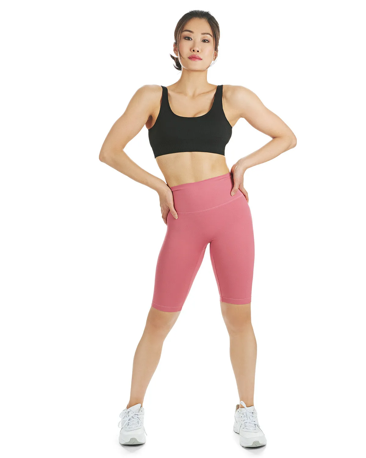 Scrunch Butt Stitch Bum Enhancing Knee Length Athletic Short