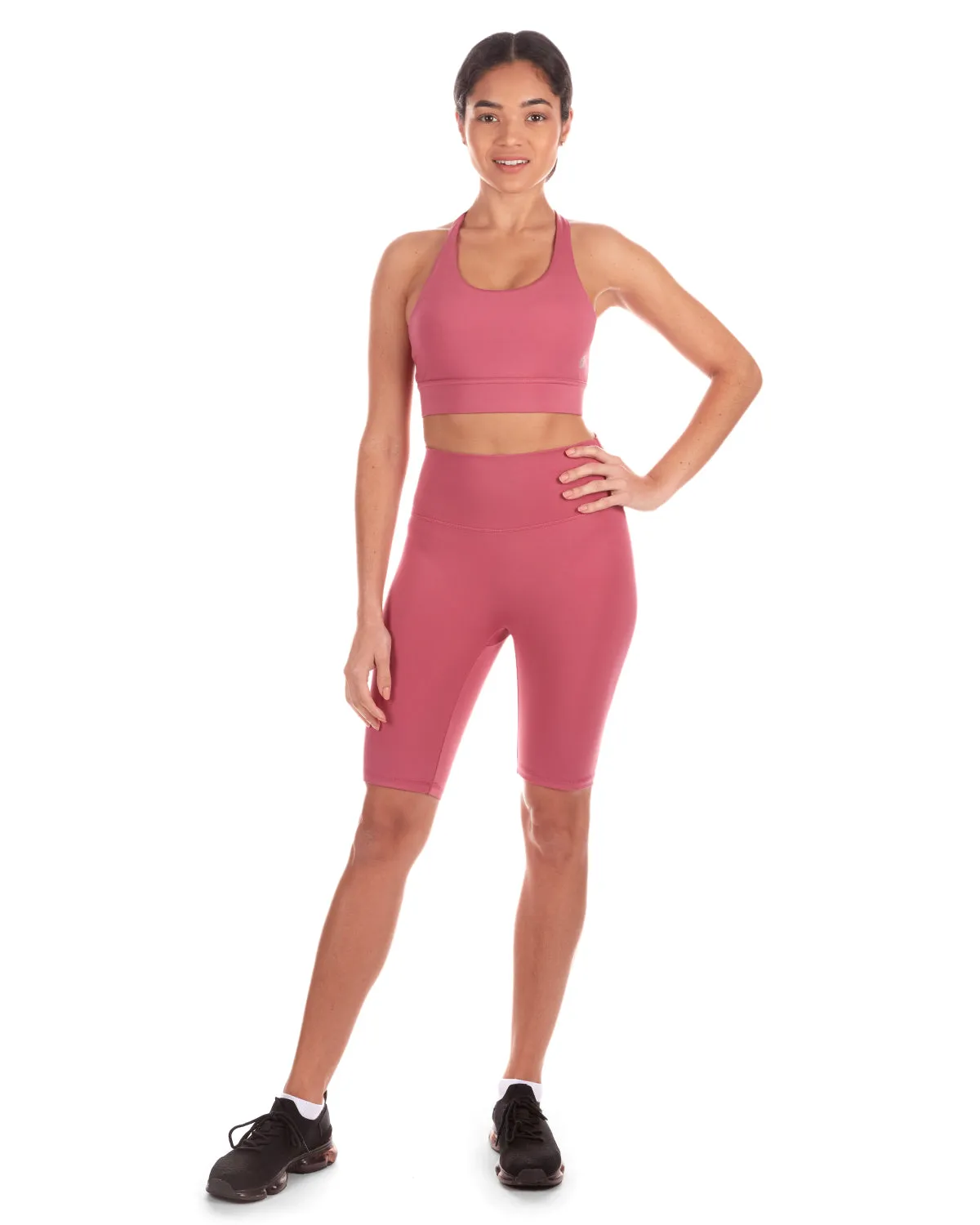 Scrunch Butt Stitch Bum Enhancing Knee Length Athletic Short