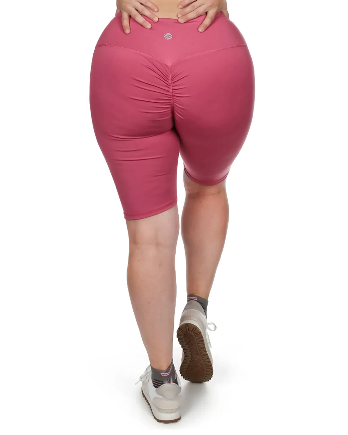 Scrunch Butt Stitch Bum Enhancing Knee Length Athletic Short