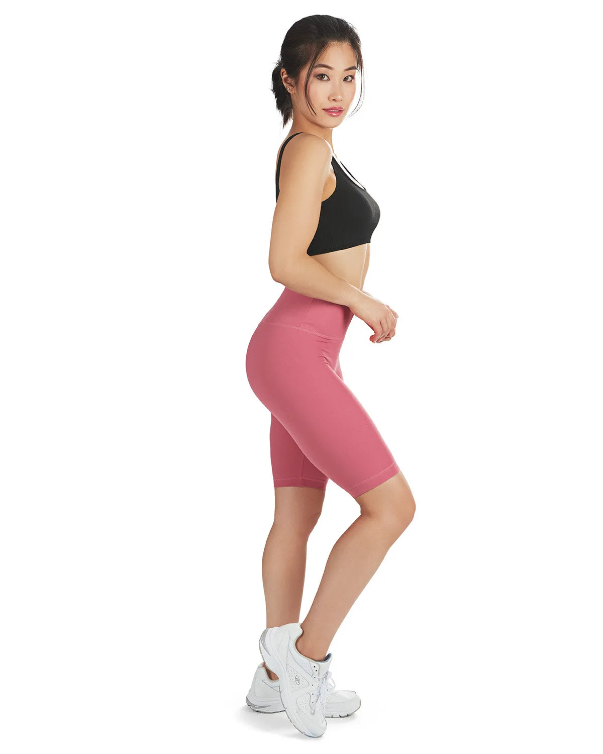 Scrunch Butt Stitch Bum Enhancing Knee Length Athletic Short