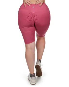 Scrunch Butt Stitch Bum Enhancing Knee Length Athletic Short