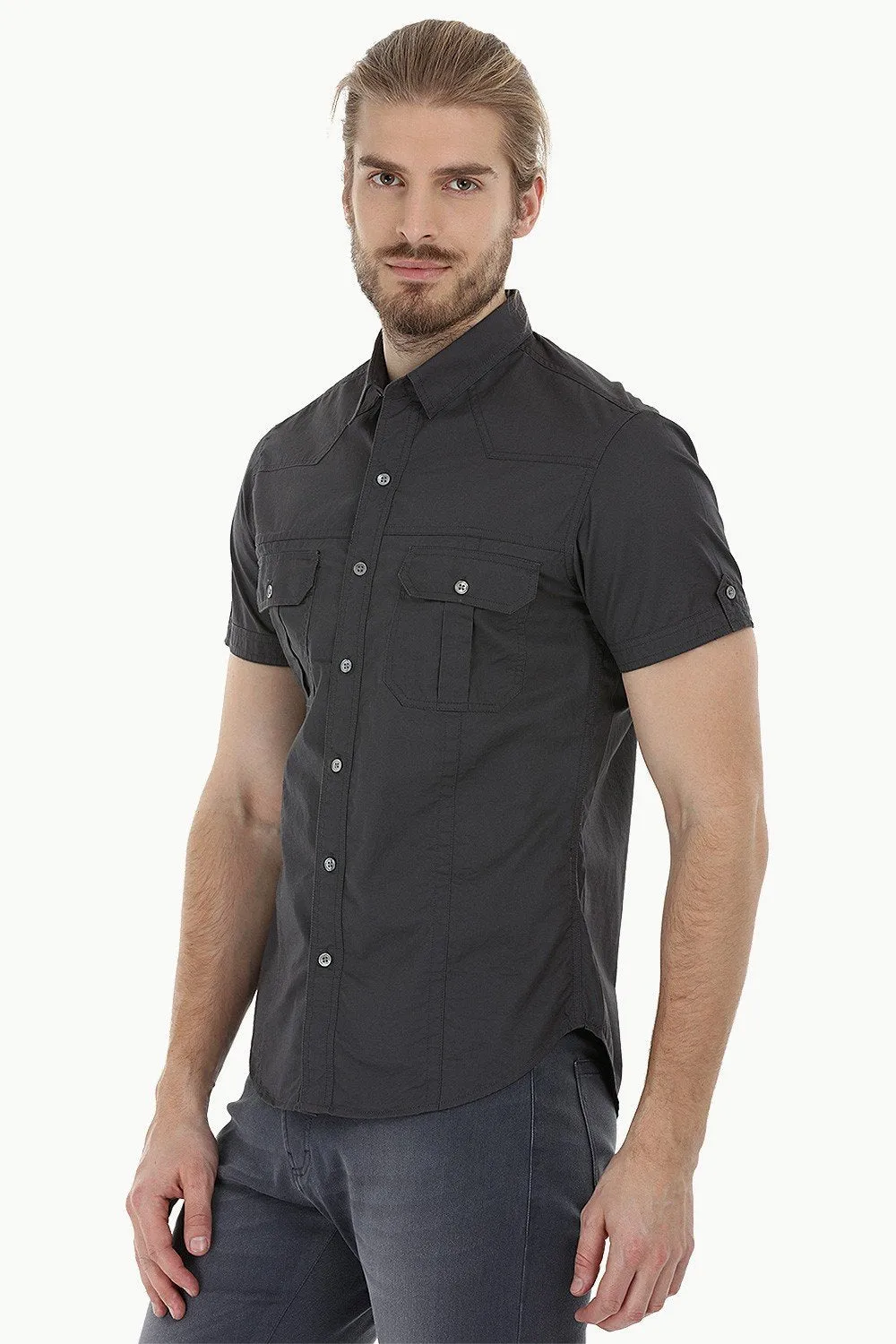 Short Sleeve Twin Pocket Shirt