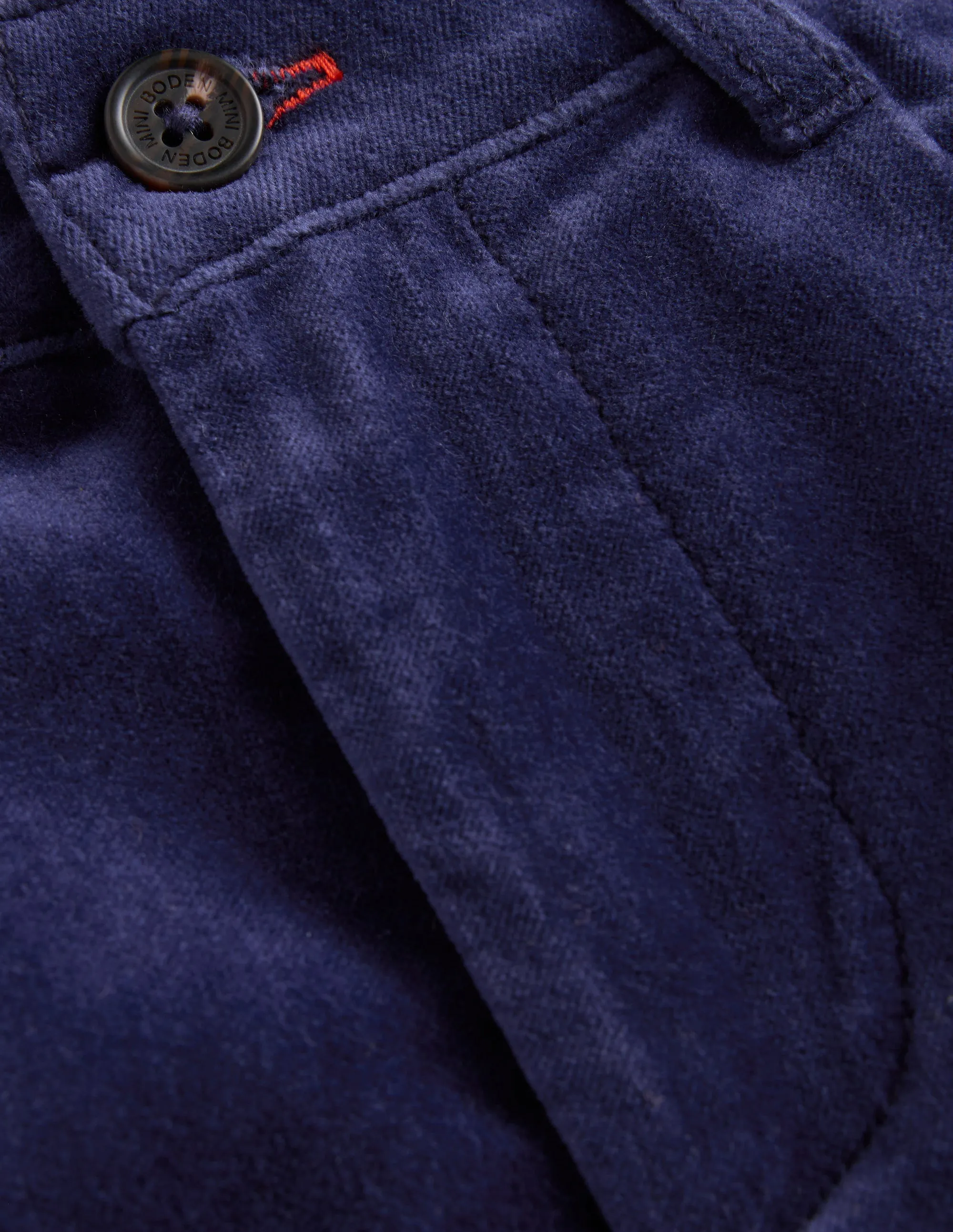 Smart Pleated Trousers-College Navy