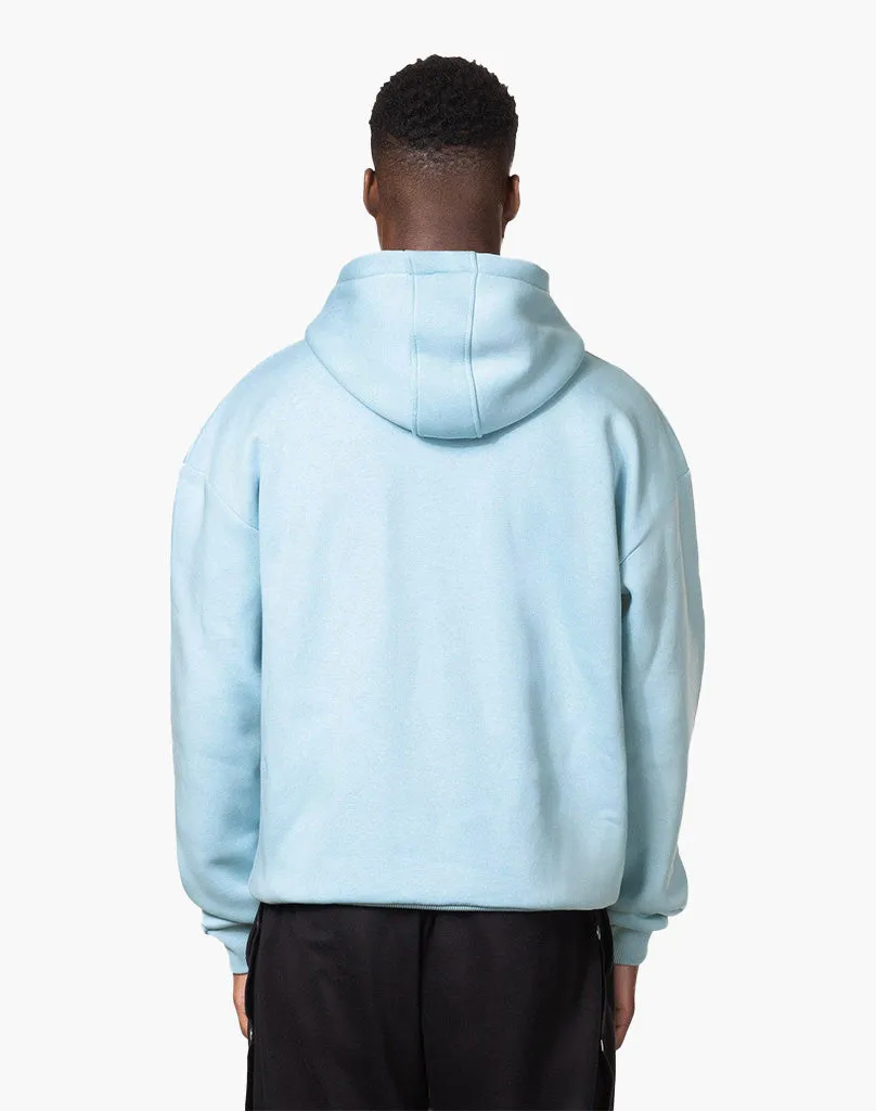 STATEMENT ZIP-HOODIE (ICE BLUE)